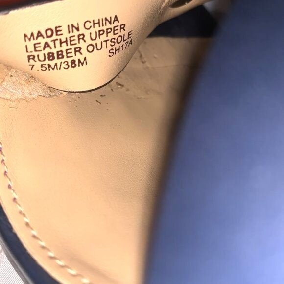 Michael Kors Womens Leather Flower Sandals 7.5M Navy & Multicolor - Picture 2 of 7